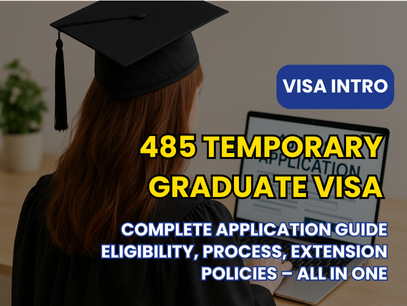 2025 Australia Subclass 485 Temporary Graduate Visa: Eligibility, Types, Fees & Application Guide
